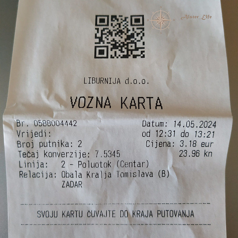 Zadar_Ticket
